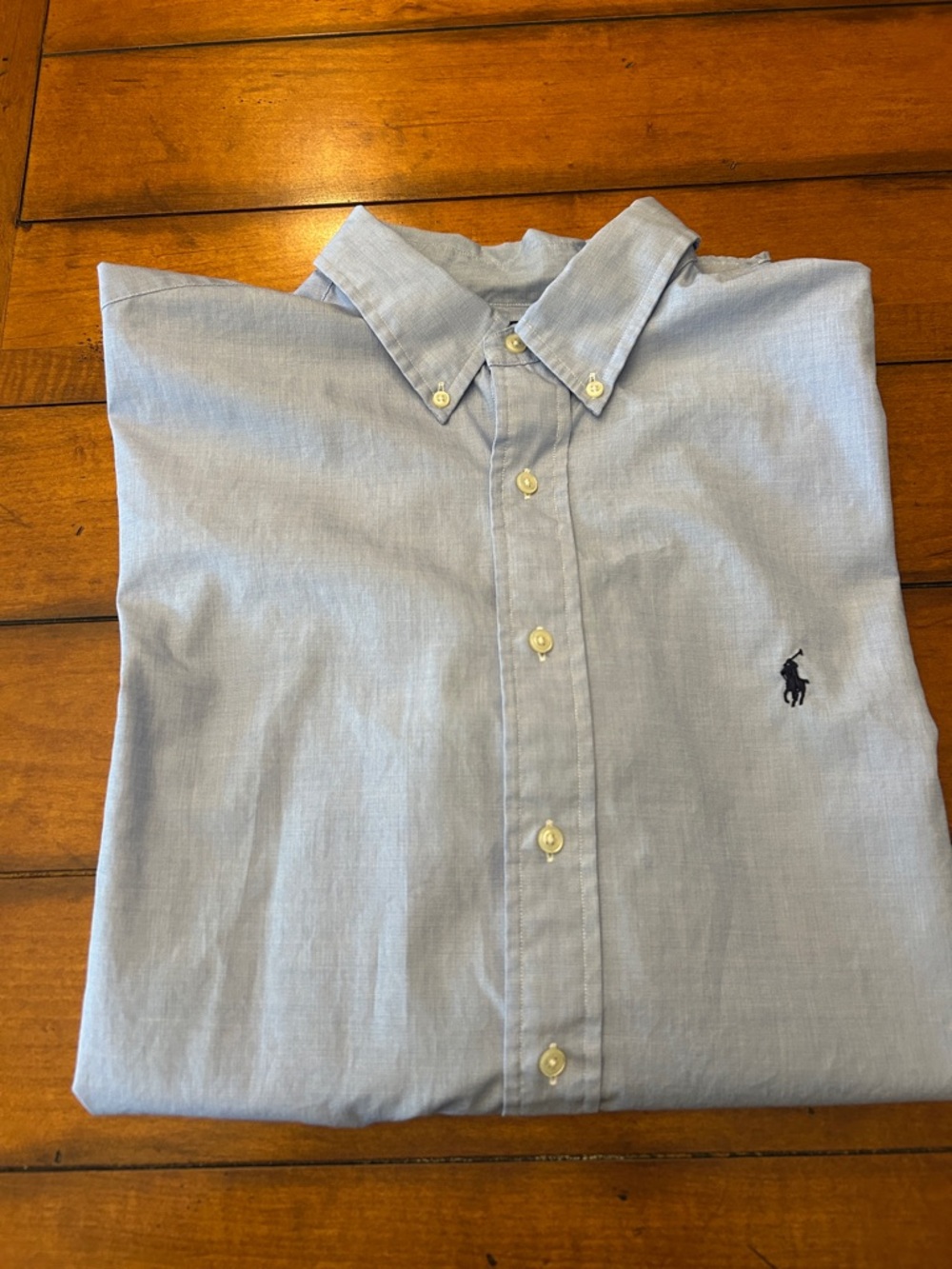 Ralph Lauren Light Blue Button-Down Oxford Shirt - Men's